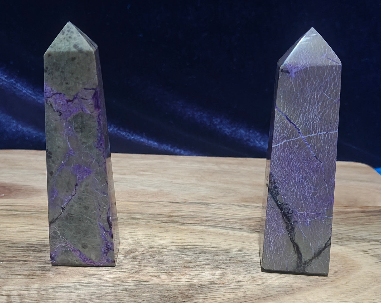 Stichtite Tower 3.25" | Rare Tasmanian Emotional Healing Crystal | Heart & Crown Chakra