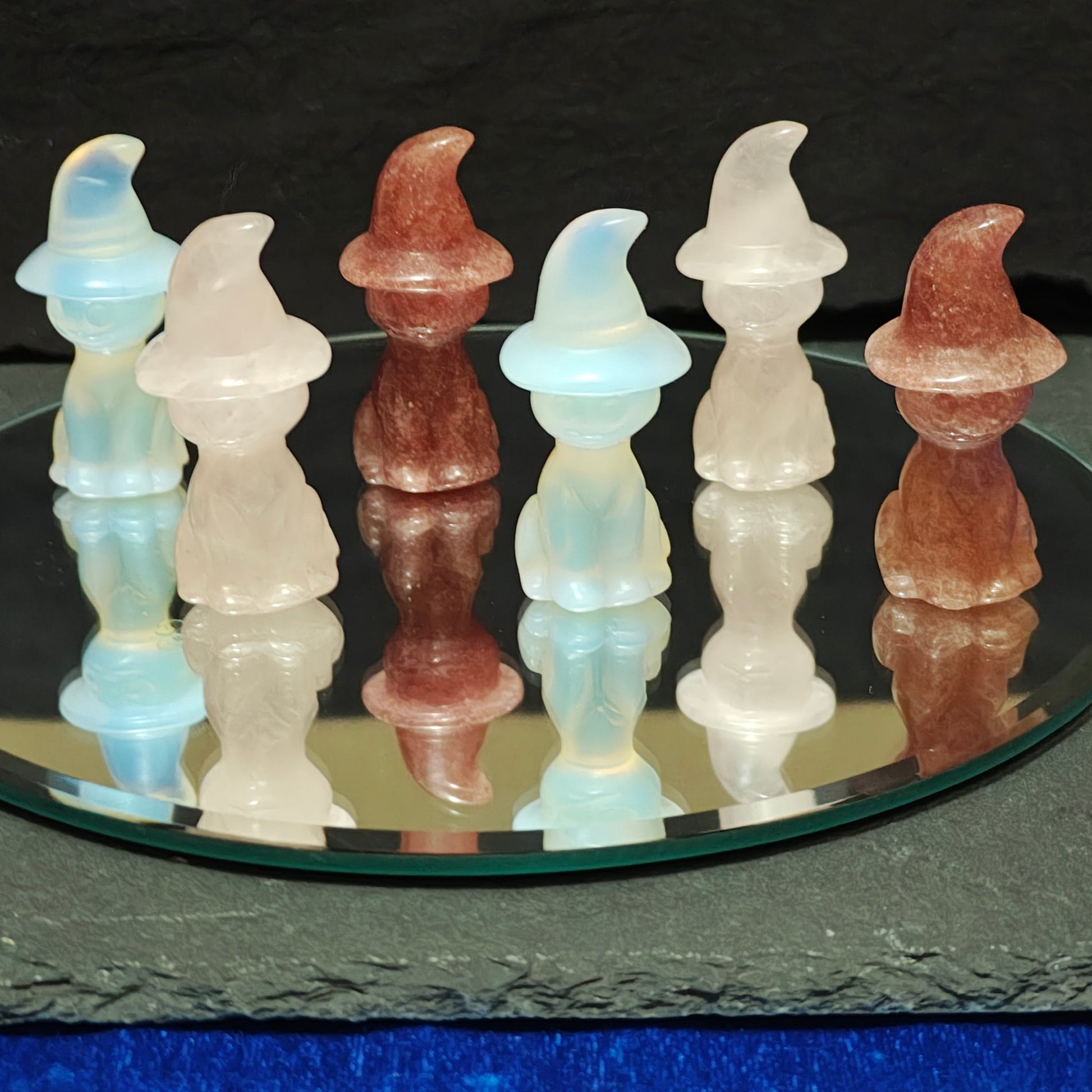 Witchy Cat Carvings 