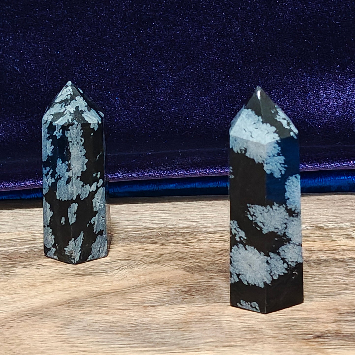 Snowflake Obsidian Small Towers