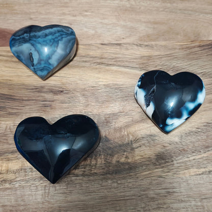 Druzy Agate Heart Carving 2" | Sparkling Heart Chakra Crystal | Self-Love & Healing Gift