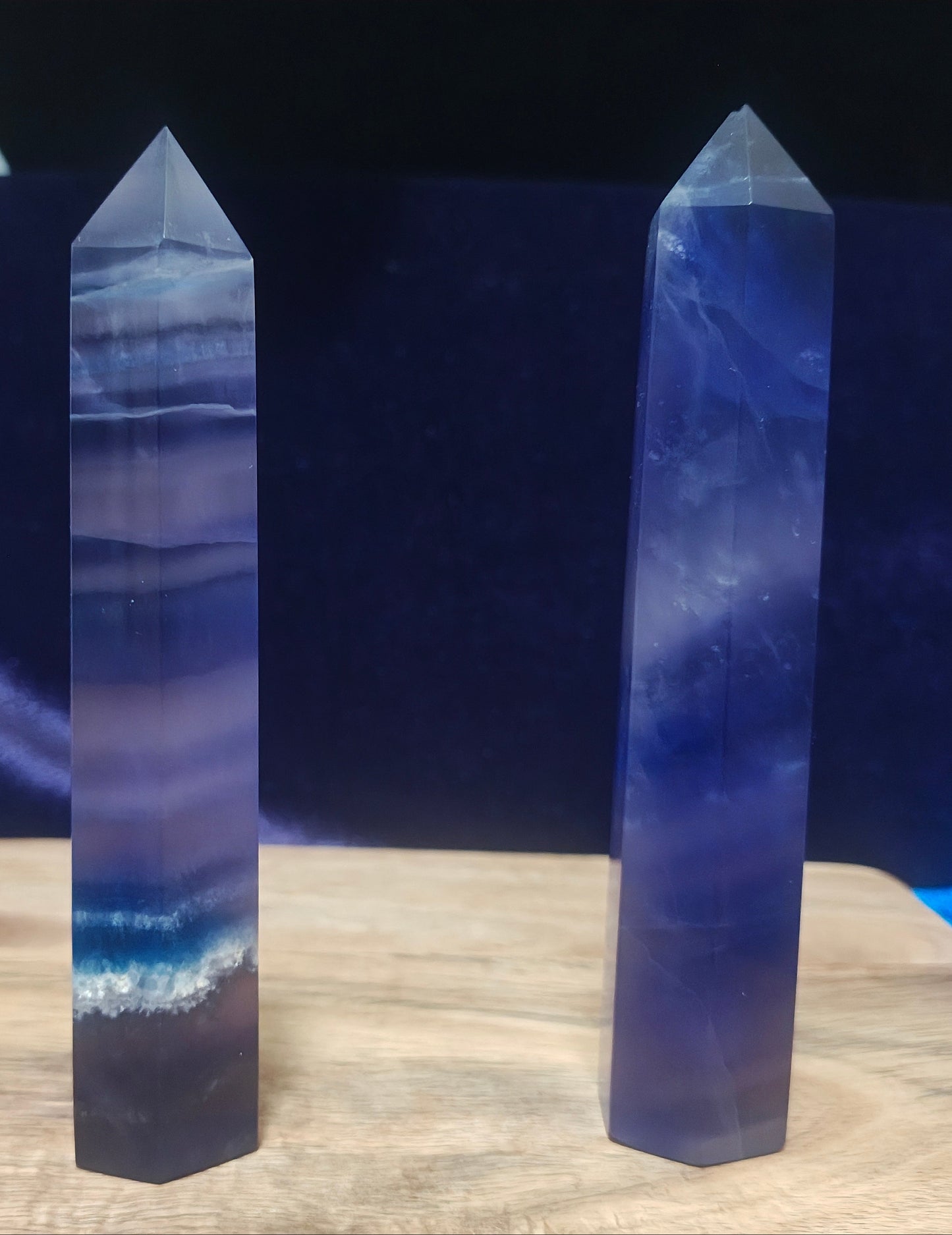 Purple Fluorite Towers