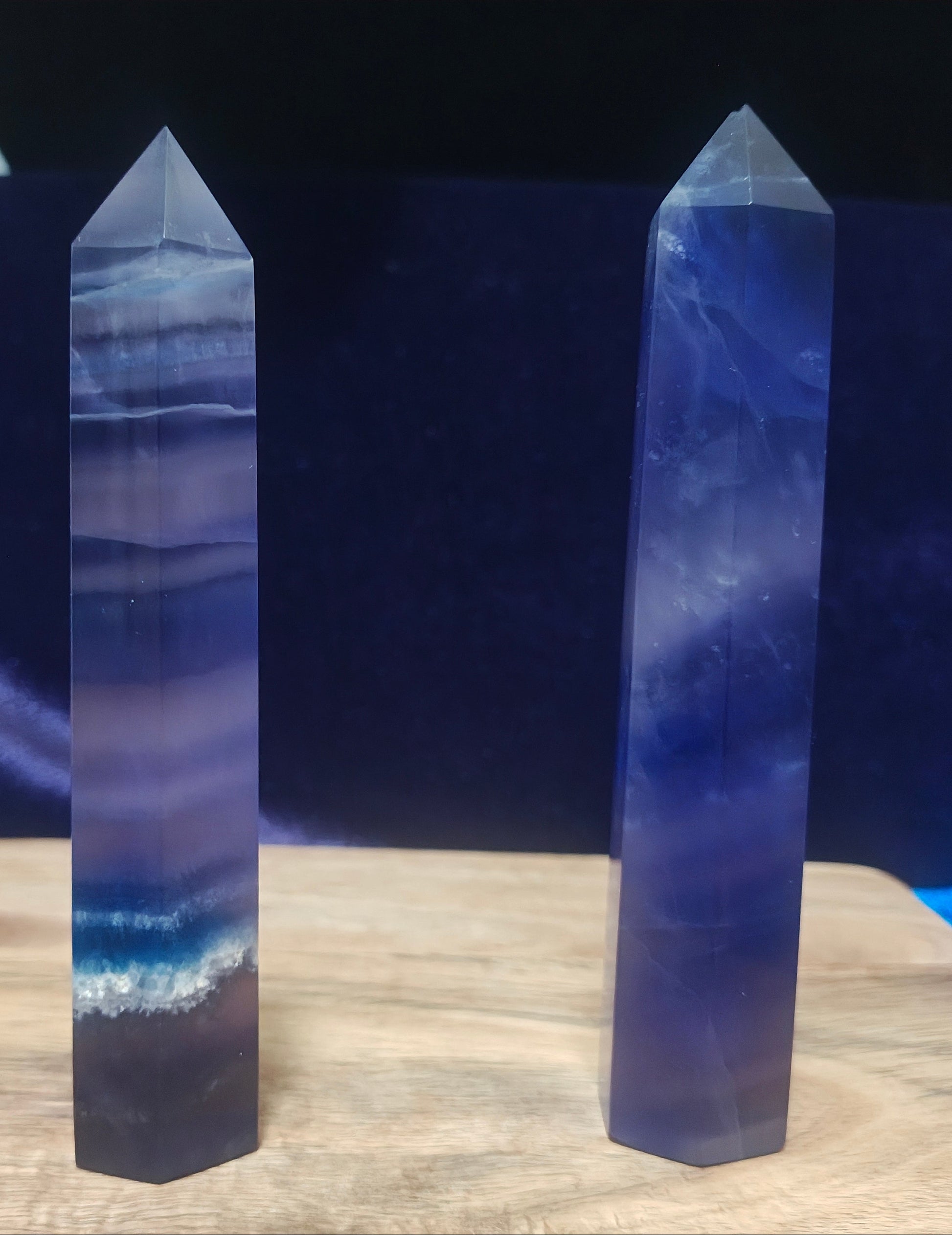 Purple Fluorite Towers