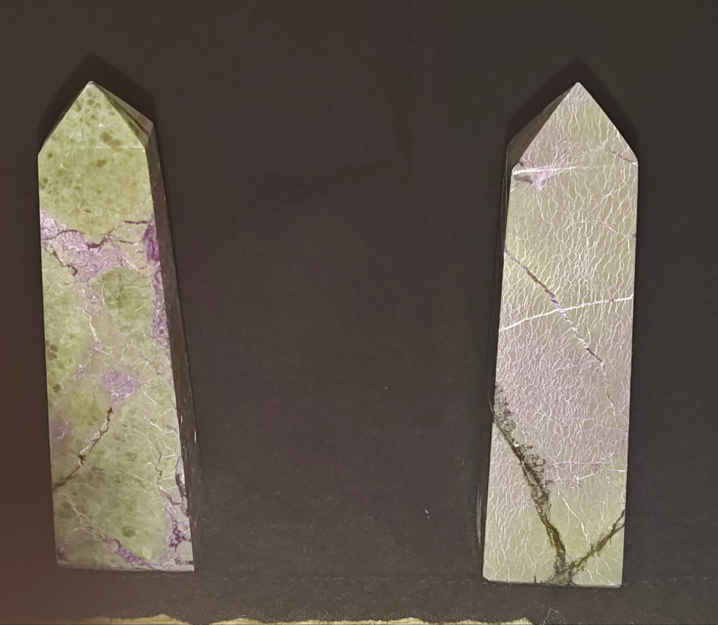 Stichtite Tower 3.25" | Rare Tasmanian Emotional Healing Crystal | Heart & Crown Chakra