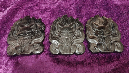 9 Tail Obsidian Fox Group 