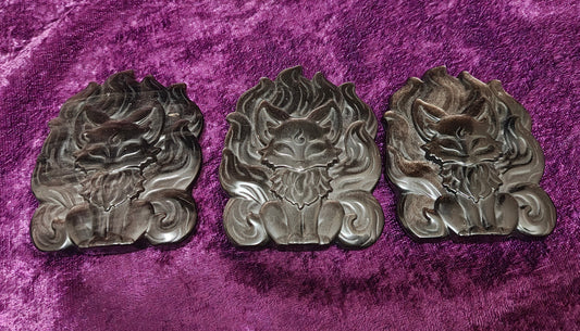 9 Tail Obsidian Fox Group 
