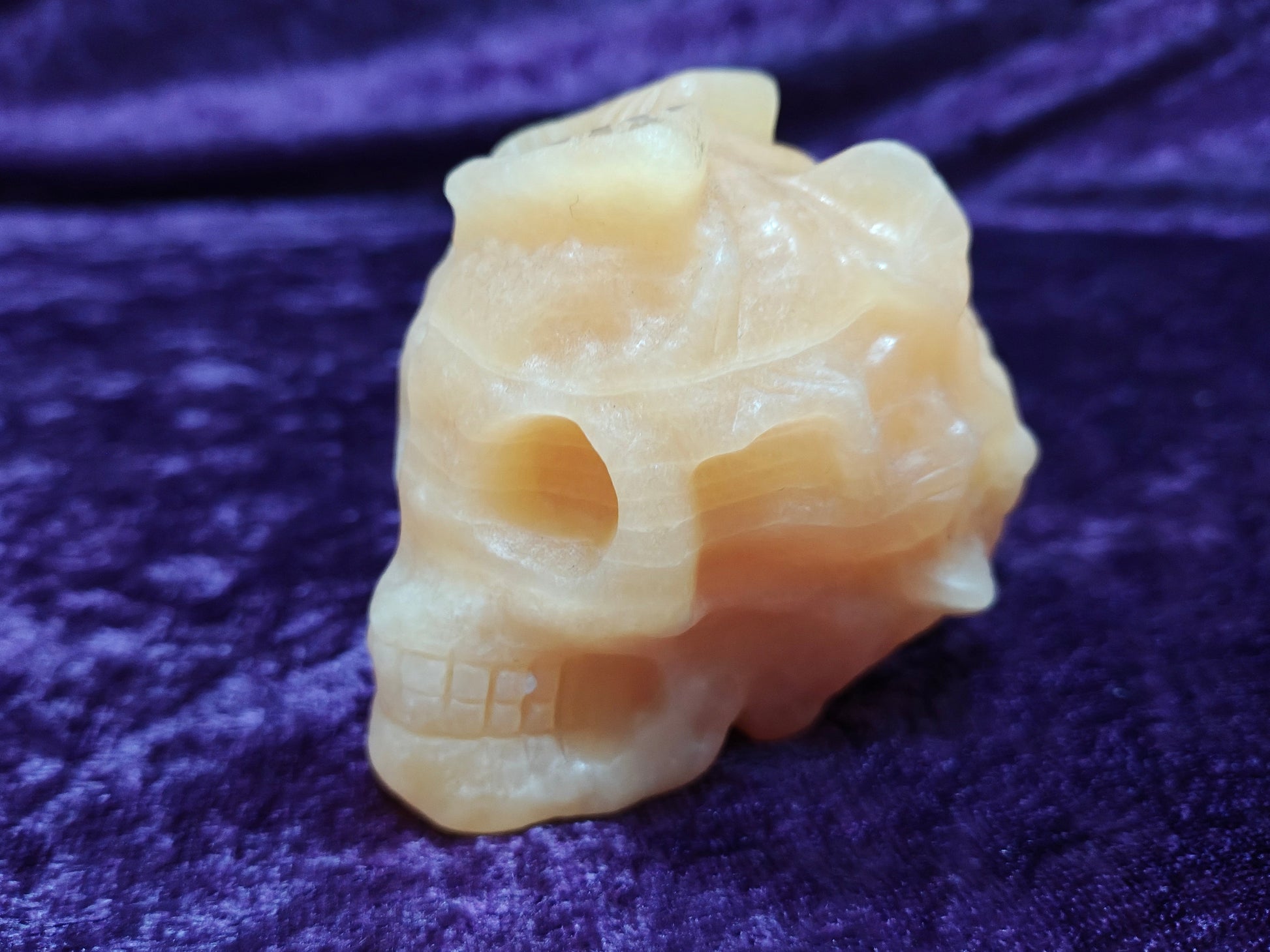 Orange Skull Right
