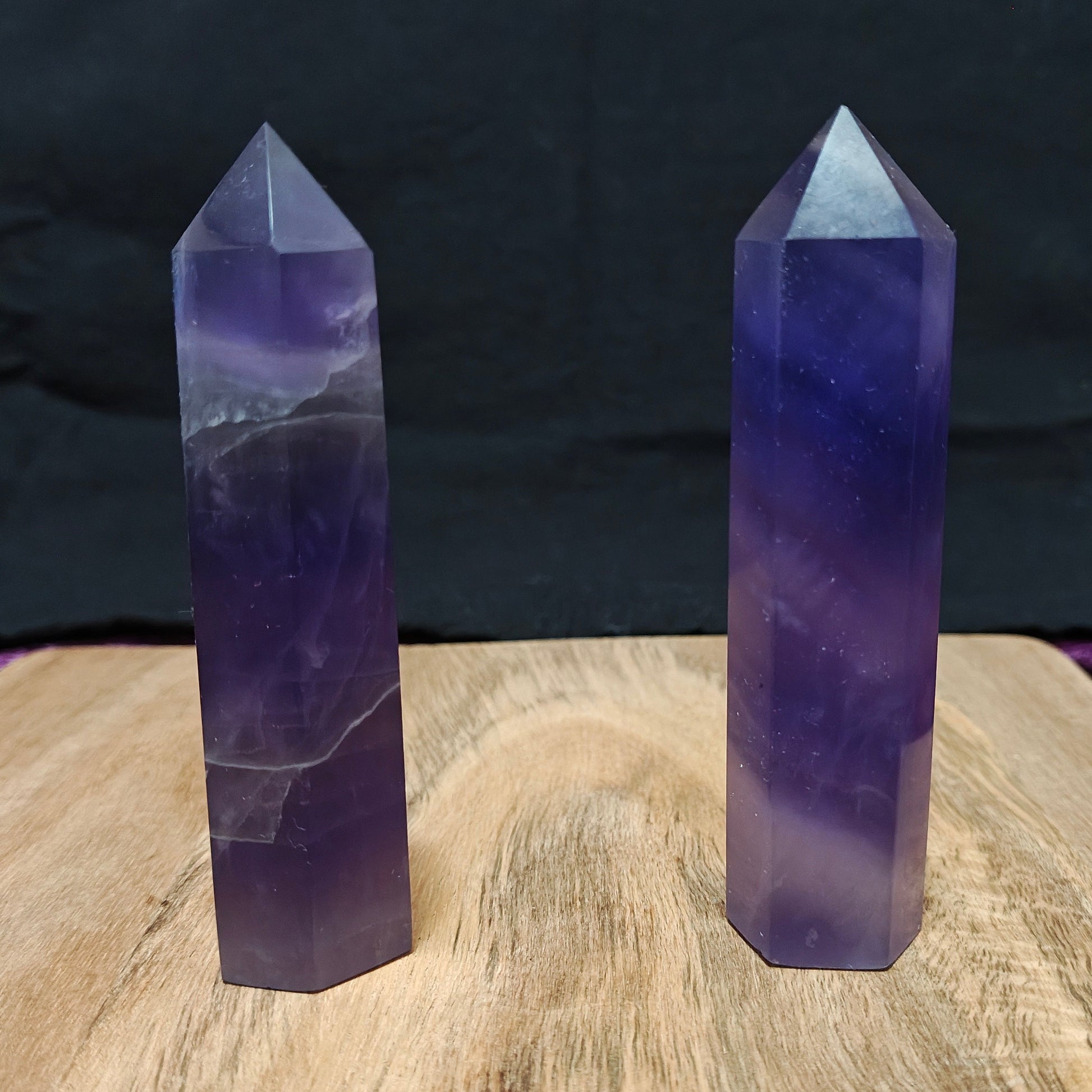 Both Purple Fluorite Tower