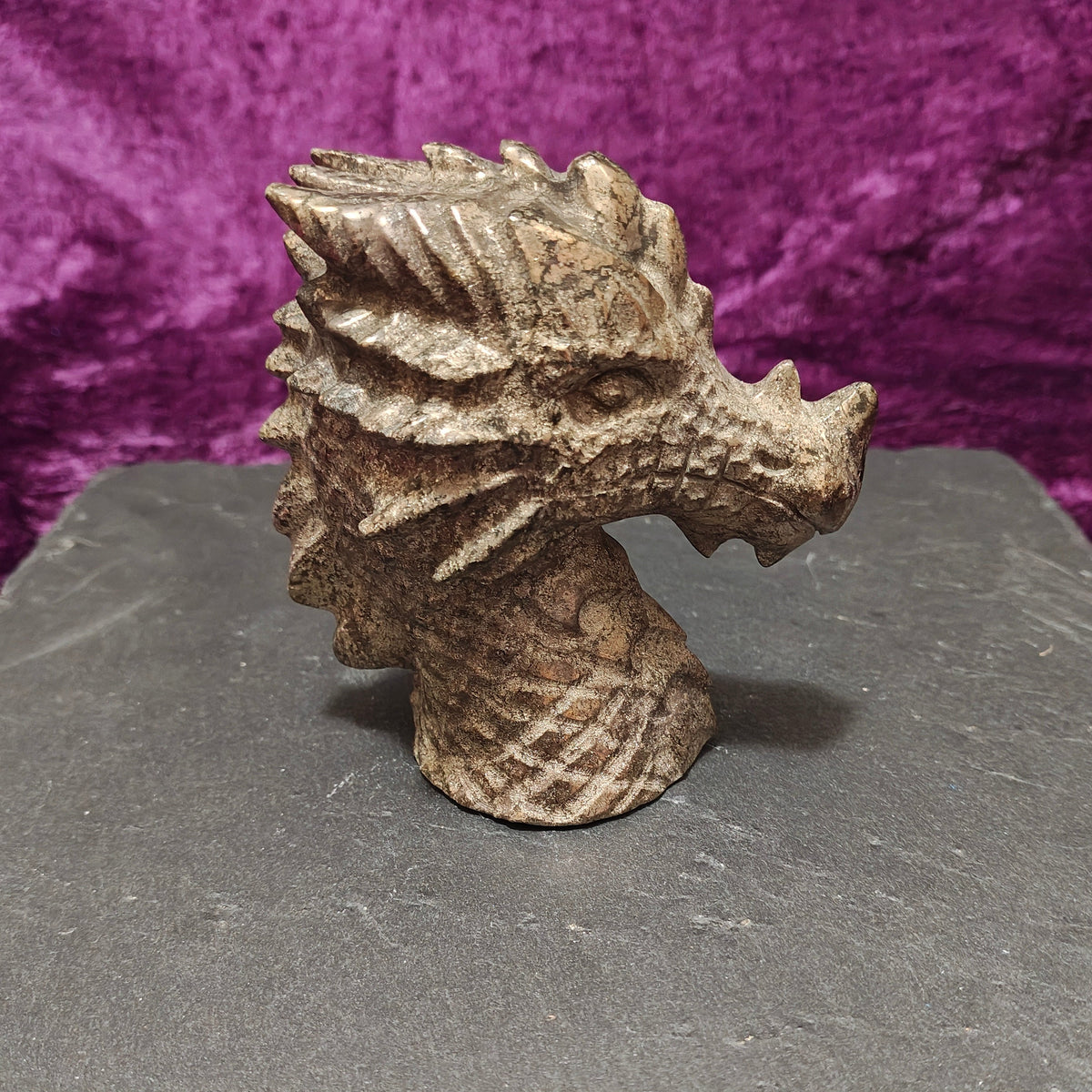 Pyrite Dragon Head left