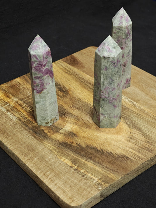 Ruby Fuchsite Tower – Ruby in Fuchsite Crystal for Heart Healing, Clarity & Personal Growth