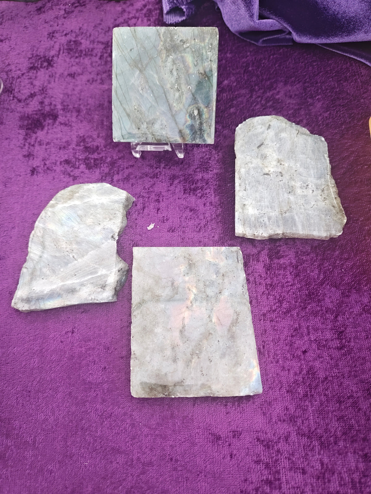 Raw Labradorite Mini Slabs | Healing Crystal